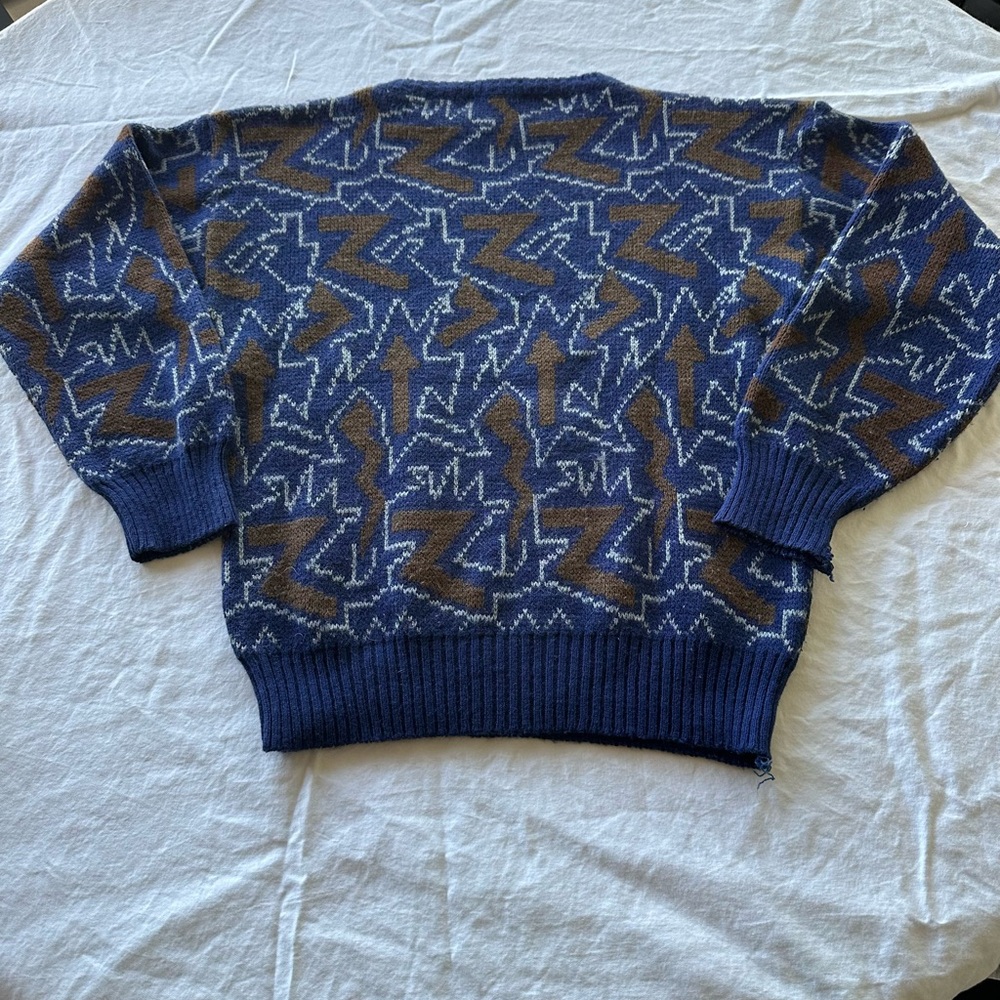 Men’s Vintage Long sleeve Italian Crewneck Sweater Sz S